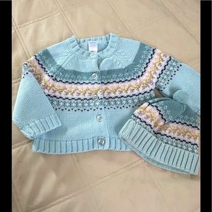 Cherokee- Baby Girl Two Piece Set- Size 6 mo.